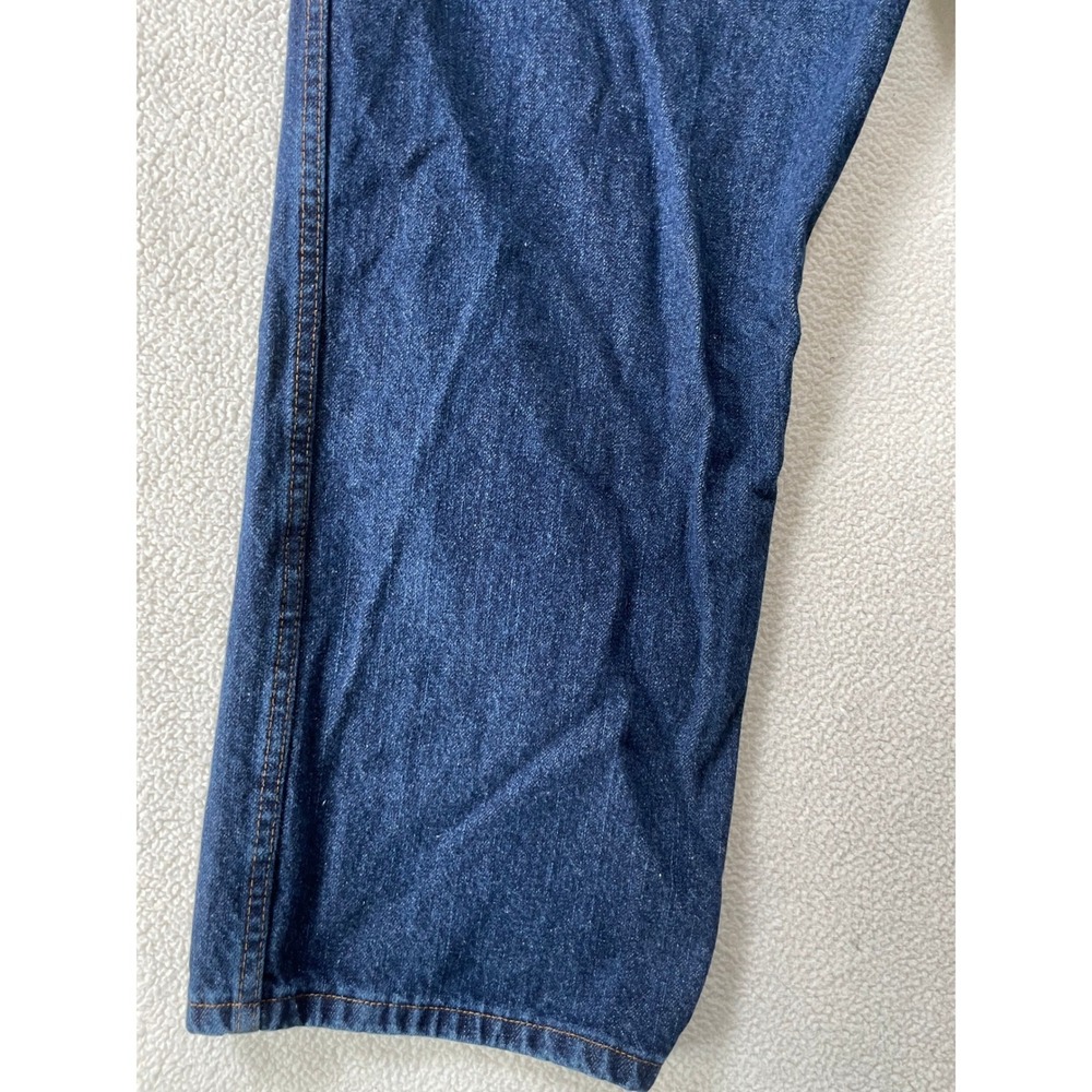 Dickies Mens 42x30 Relaxed Straight Workwear Jeans Dark Wash Blue 43686 Utility - Picture 15 of 15